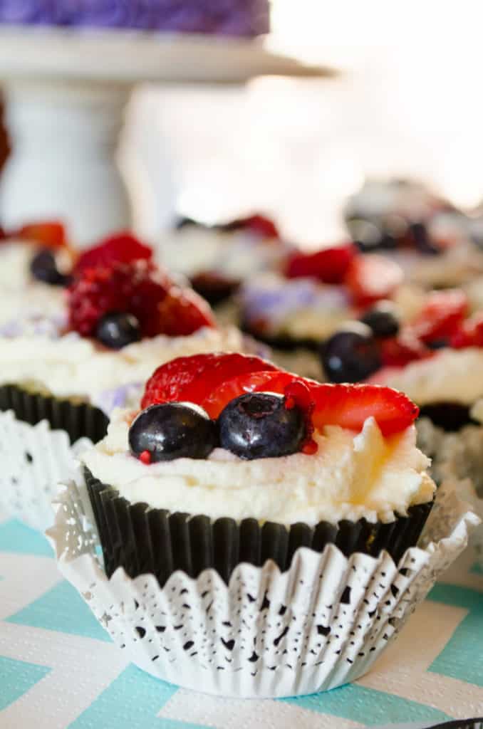 Berry Chantilly Cake and Cupcakes