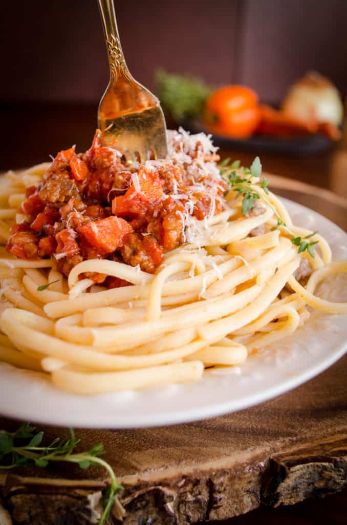 25 Minute Pasta Bolognese Dinner