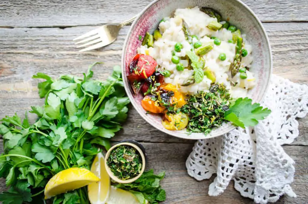 Spring Vegetable Risotto - The Goldilocks Kitchen
