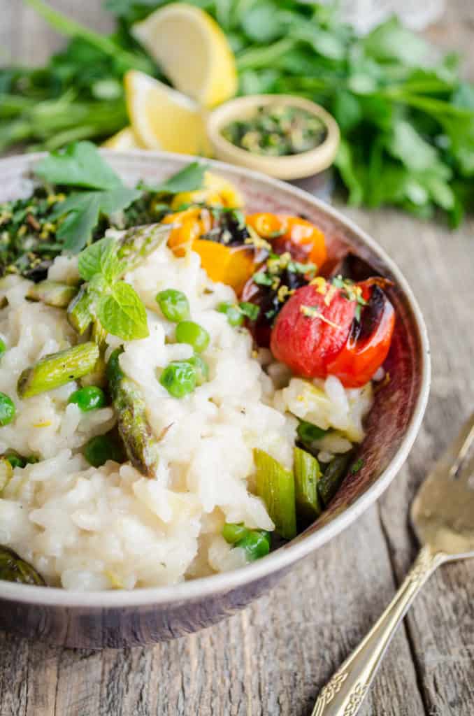 Spring Vegetable Risotto - The Goldilocks Kitchen