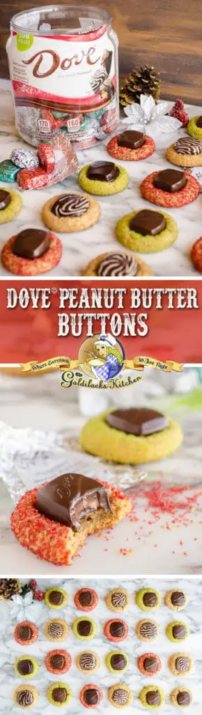 #sponsored If you're a fan of dark chocolate, you'll love @dovechocolate dark chocolate Peanut Butter Buttons, made with silky smooth DOVE® Chocolates. Make some cookies for yourself and some to give away with a stop by Sam's Club for a DOVE® Silky Smooth Promises Pantry jar that holds a whopping 108 pieces.