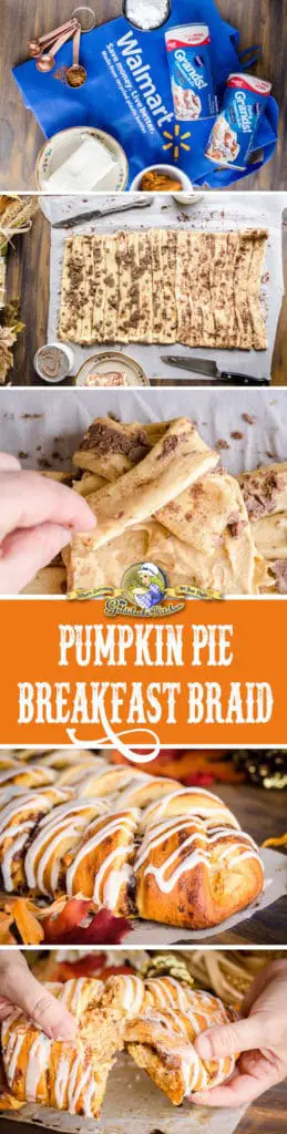 Sponsored by @Pillsburybaking This Pumpkin Pie Breakfast Braid is the easiest, prettiest, and tastiest breakfast pastry to make for a special holiday treat. It can be made the night before and placed in the oven in the morning for a beautiful start to a magical day!