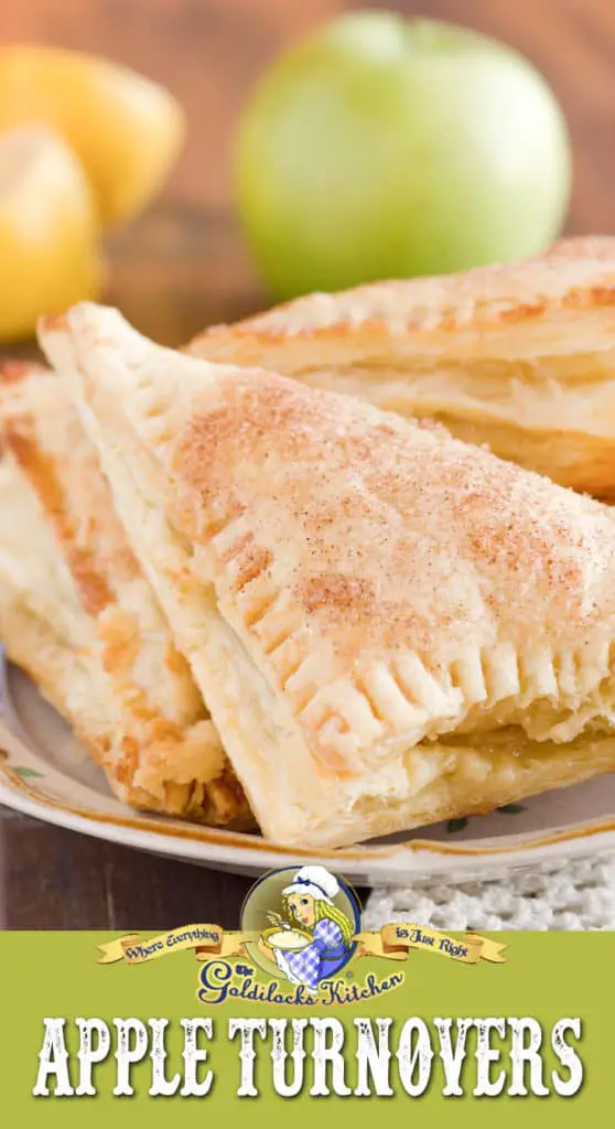 Using flaky store-bought puff pastry, all you need to make Easy Apple Turnovers is to shred up a few apples and mix in a bit of sugar and lemon juice. Sprinkle cinnamon sugar on top and pop them in the oven- get ready for super flaky, delicious, fresh Easy Apple Turnovers!