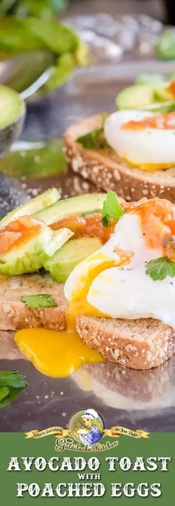 In case you've never heard of Avocado Toast with Poached Eggs, it's taking the rising generation by storm in their efforts to be health conscious and avoid processed foods for breakfast. It also happens to be absolutely delicious!