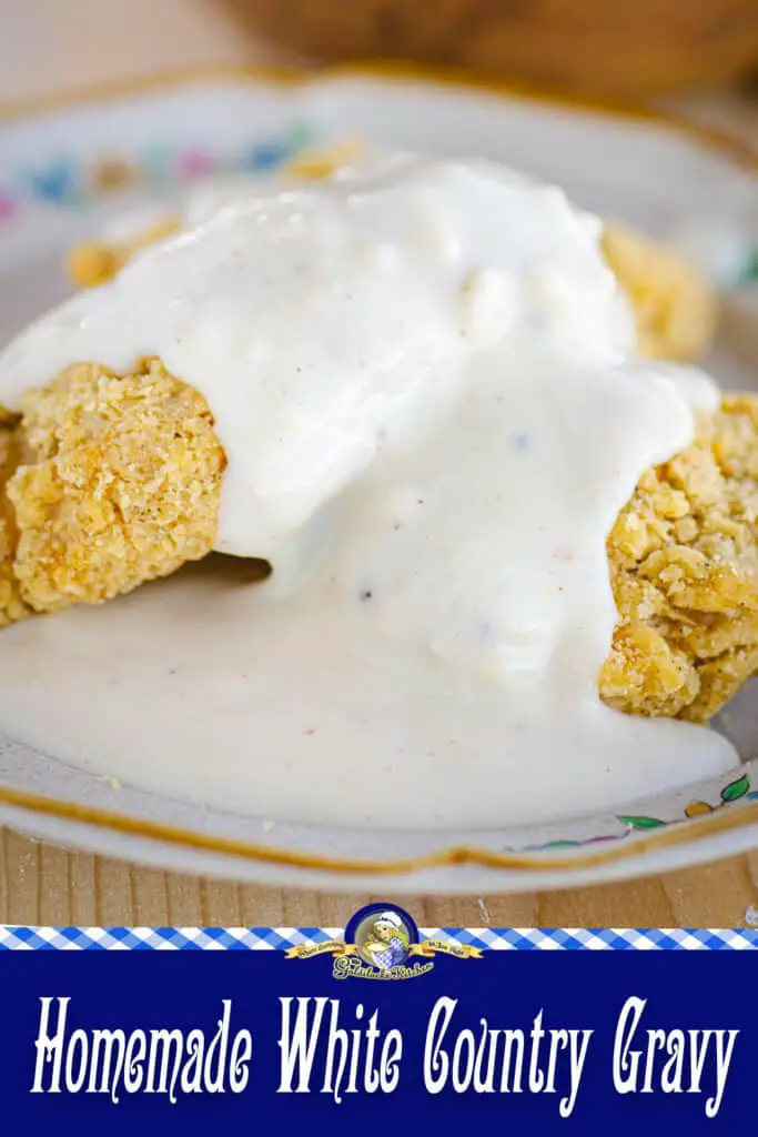 Smother your mashed potatoes, fried chicken and steak with this ultimate comfort food recipe for Homemade White Country Gravy