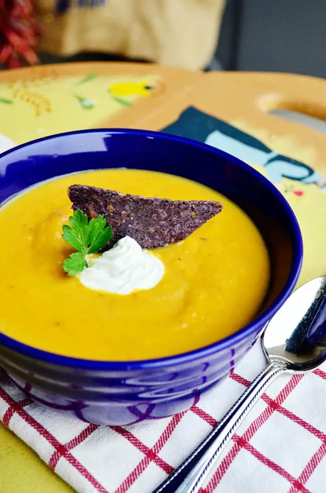 Warm up to Fall with Southwestern Butternut Squash Soup