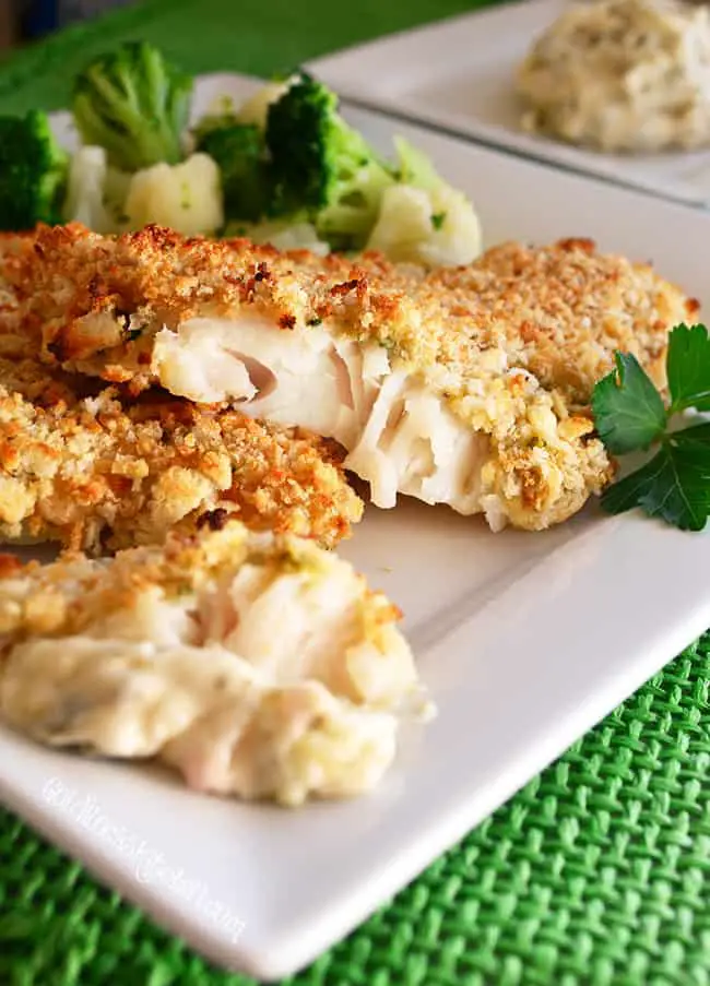 Skinny Oven-Fried Fish with Tartar Sauce