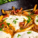 Egg and Chorizo Skillet Supper close up