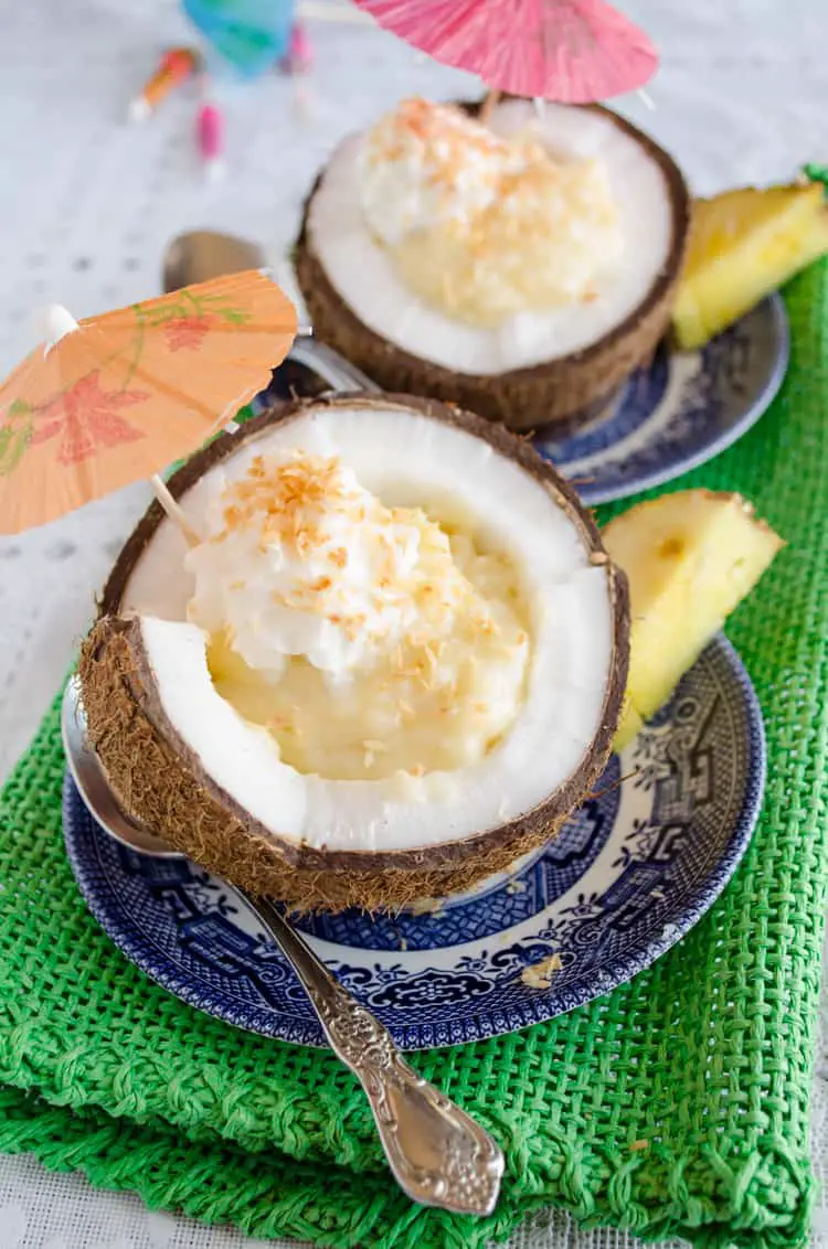 Coconut Cream Pie in a Coconut