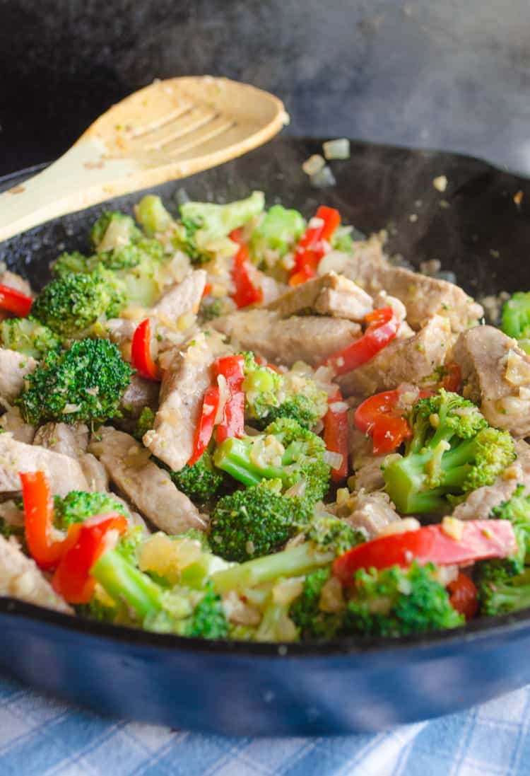 Broccoli Pork Stir Fry – The Goldilocks Kitchen