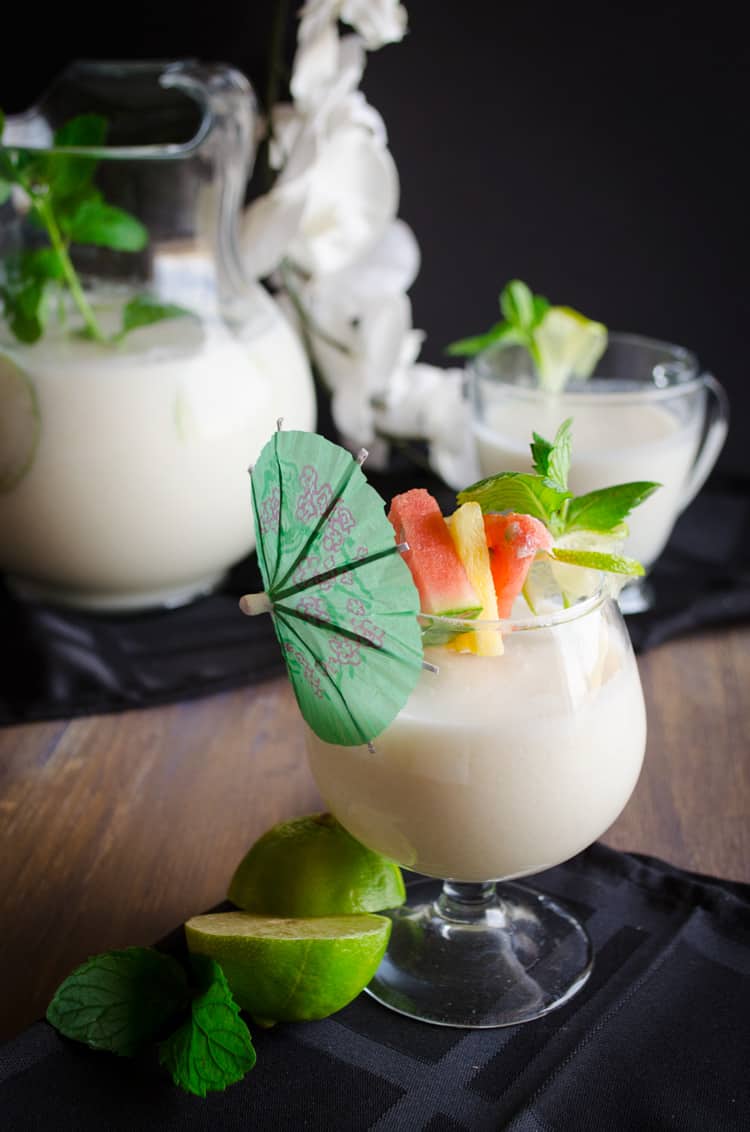 Crowd Pleasing Coconut Lime Mocktail