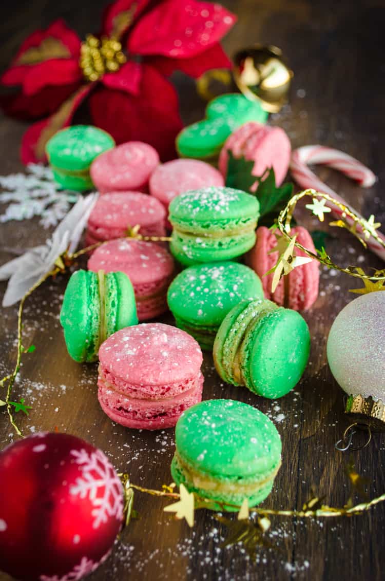 Christmas Macarons