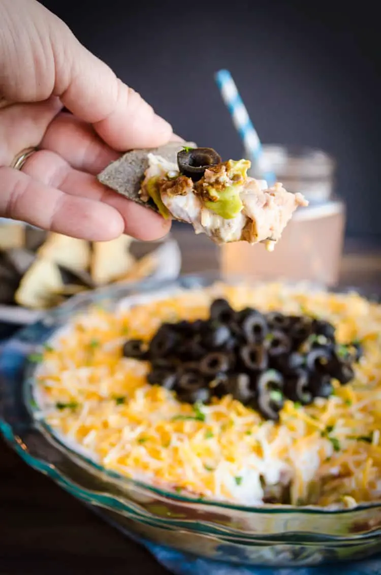 Spicy Chipotle Seven Layer Dip
