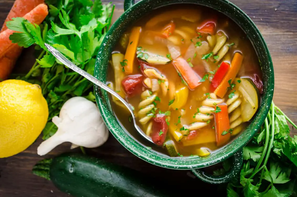 Meatless Monday Recipe Idea: Vegetable Rotini Soup