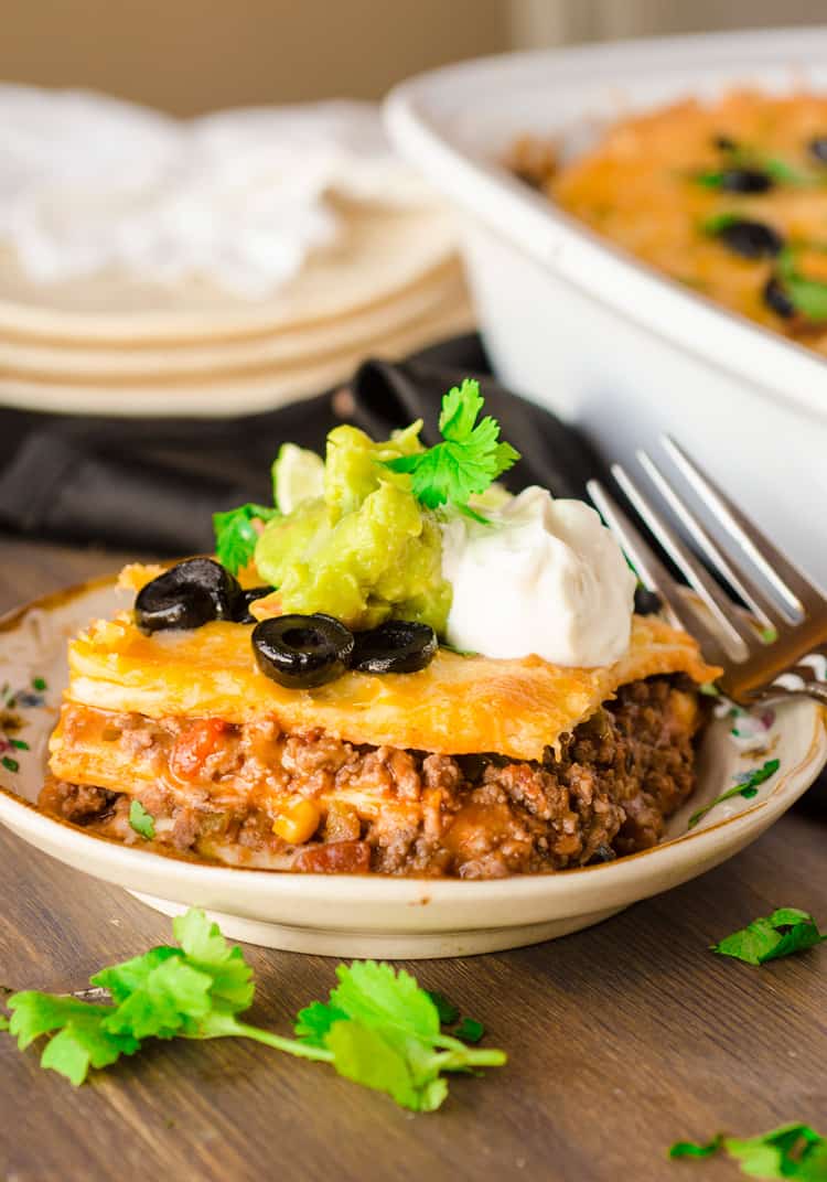 30 Minute Mexican Lasagna