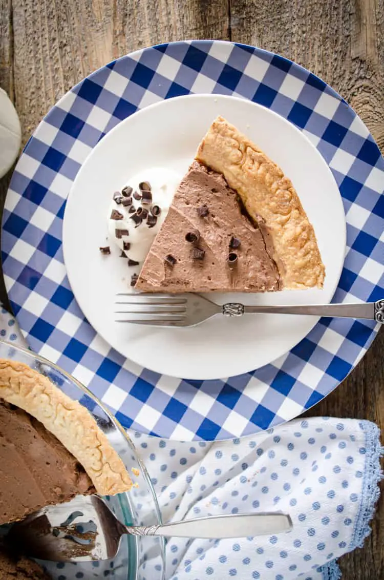 French Silk Pie without Raw Eggs