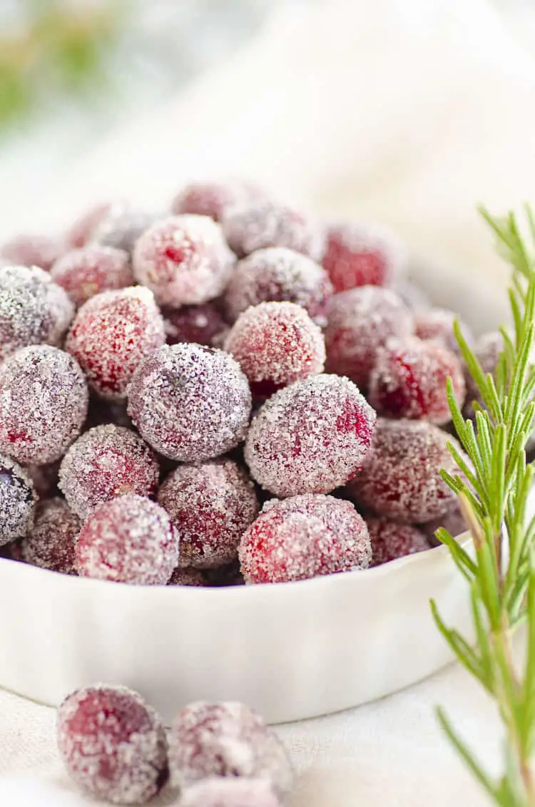 Bring joy into your life with Sparkling Sugared Cranberries