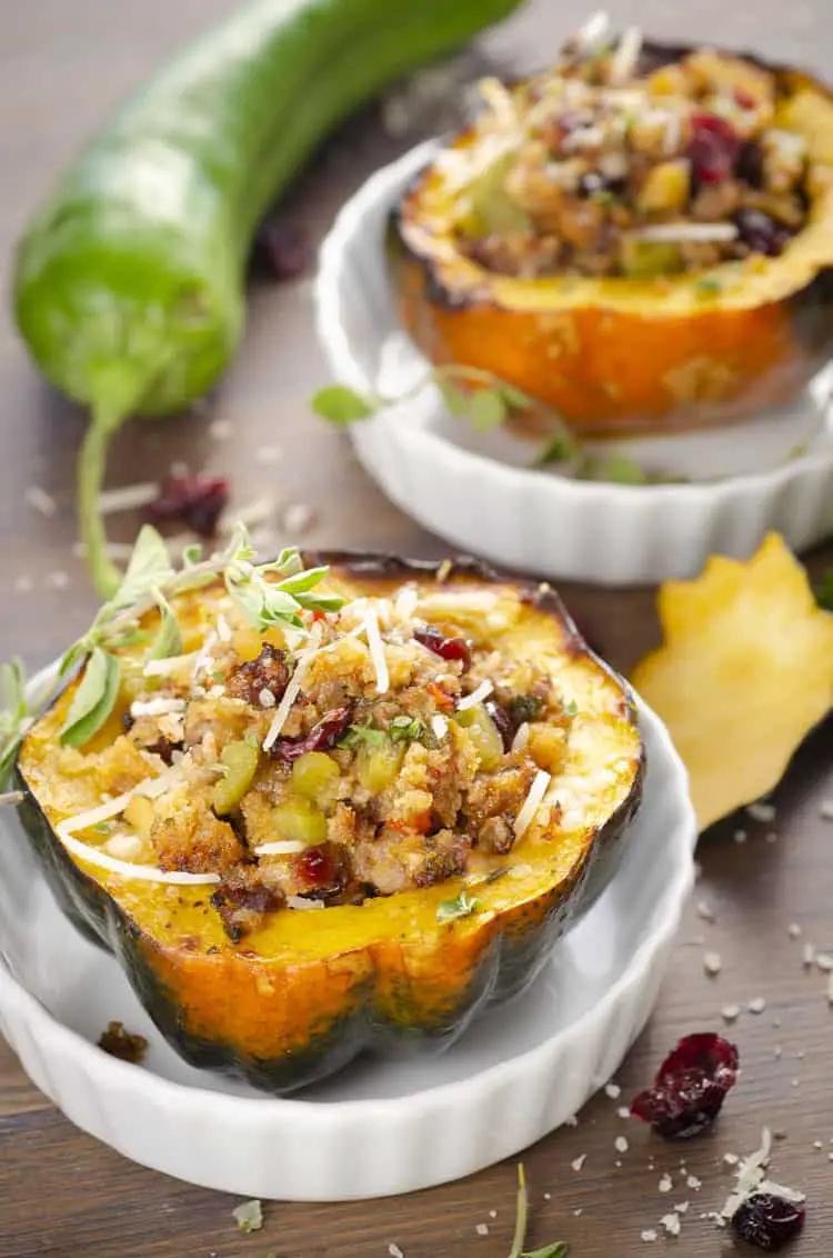 Next time, stuff your Acorn Squash with Green chile