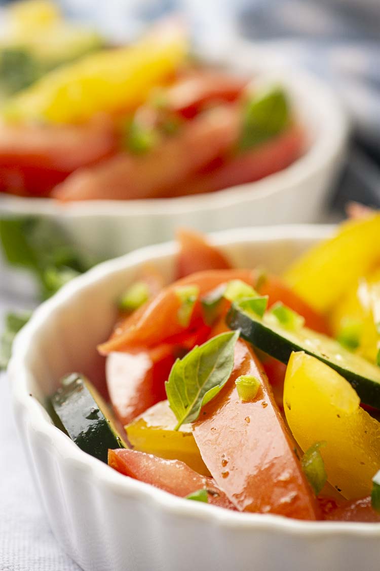 Tomato cucumber salad6